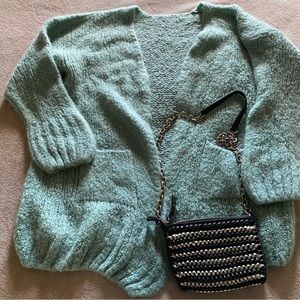 Long Mohair Cardigan